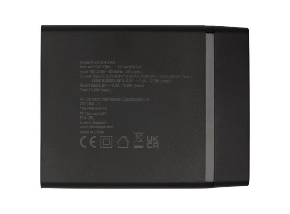Power station da72 W in plastica riciclata PD ADAPT