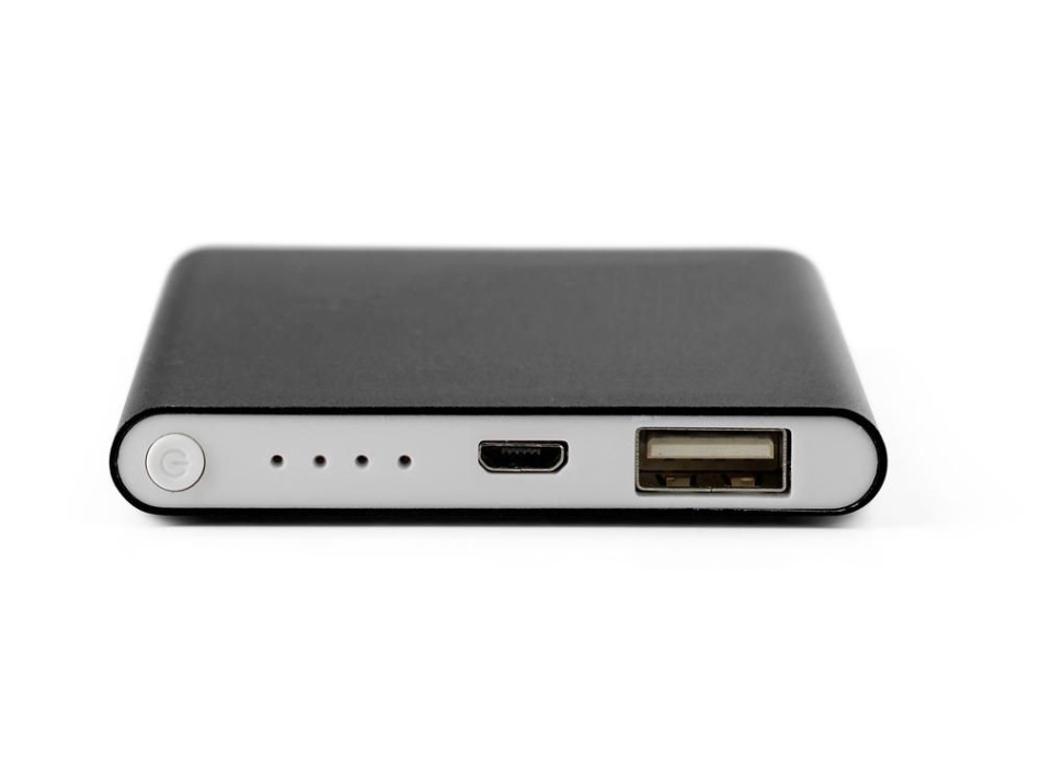 Powerbank in alluminio capacità 4.000 mAh Ezra