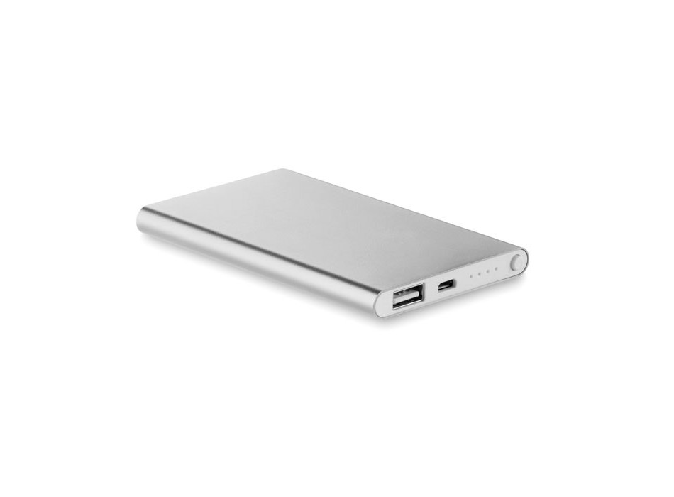 POWERFLAT - Power bank in alluminio da 400