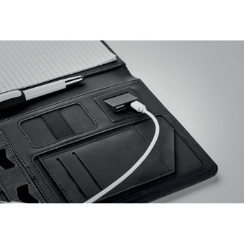 POWERNOTY - Porta blocco A5 con powerbank