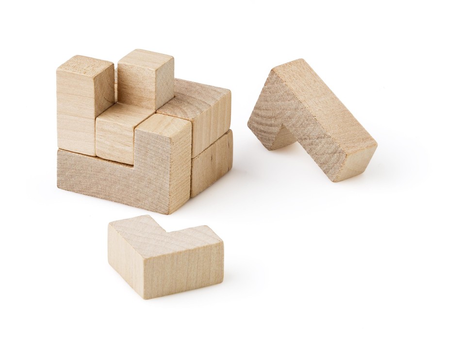 Puzzle Cubo in legno Amber