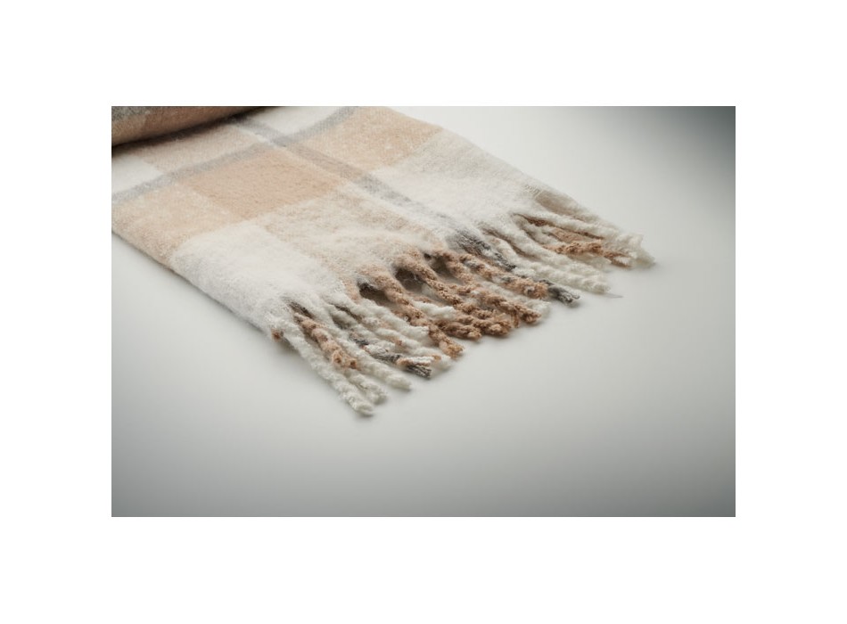 QUET - Coperta in mohair a scacchi