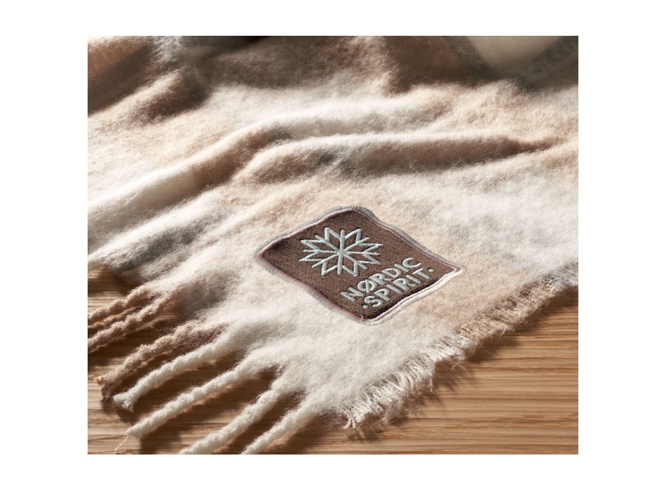 QUET - Coperta in mohair a scacchi