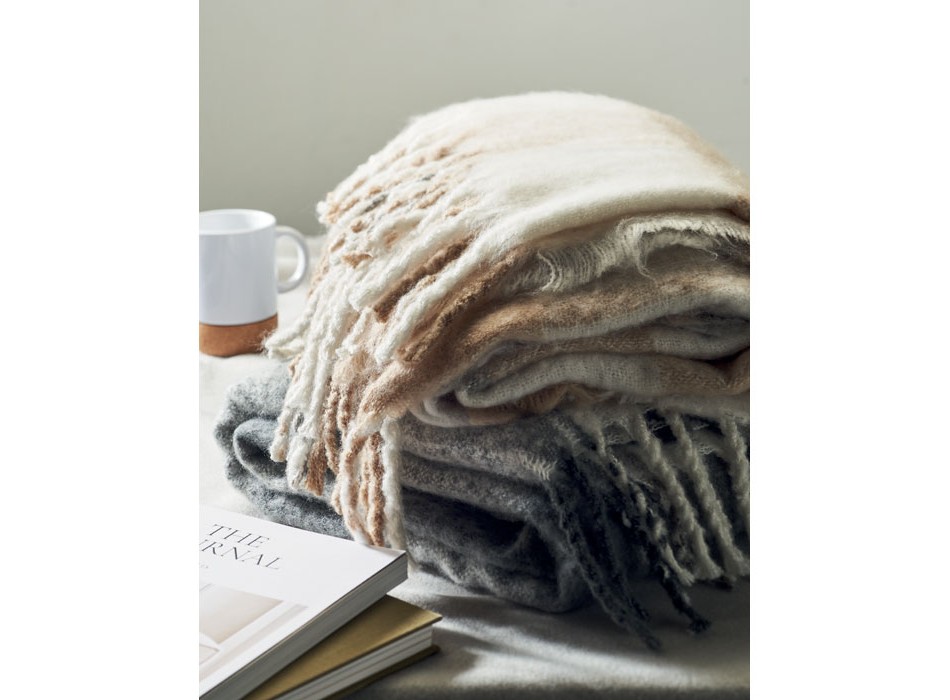 QUET - Coperta in mohair a scacchi