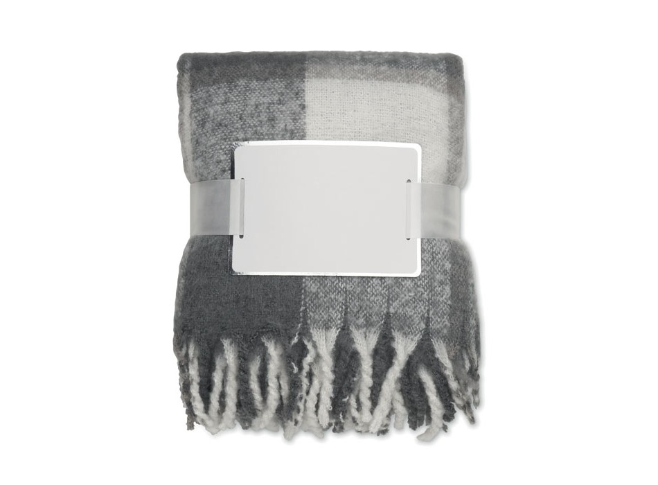 QUET - Coperta in mohair a scacchi