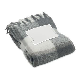 QUET - Coperta in mohair a scacchi