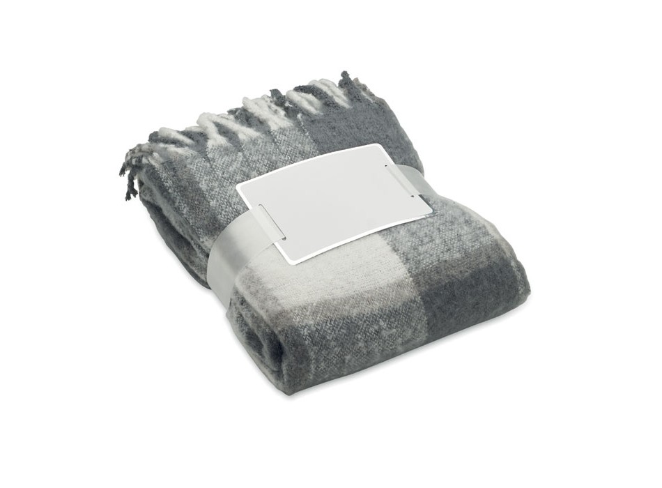 QUET - Coperta in mohair a scacchi