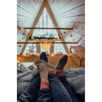 QUET - Coperta in mohair a scacchi