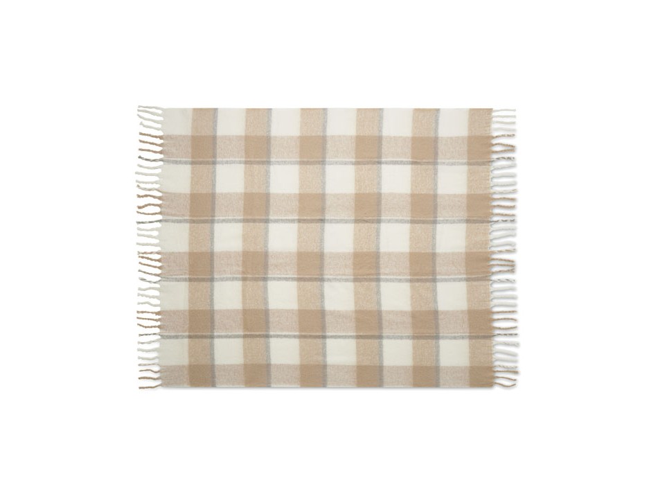 QUET - Coperta in mohair a scacchi