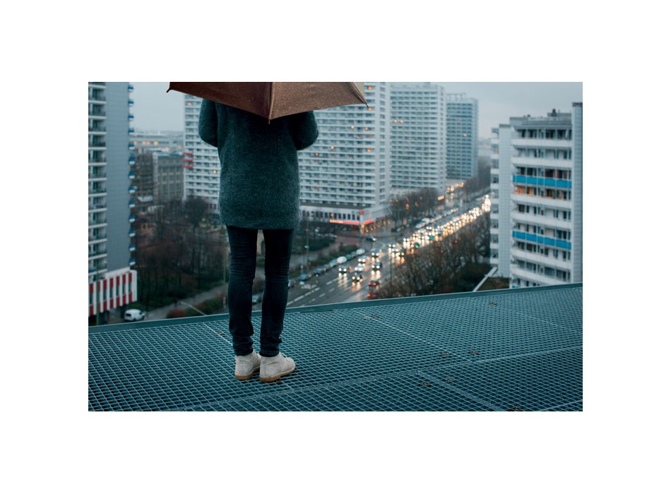 QUORA - Ombrello in sughero da 25 pollici