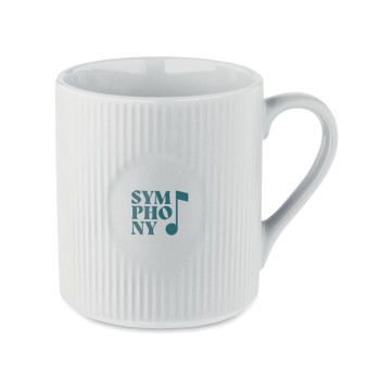 RIBMUG - Tazza in ceramica a coste 340 m