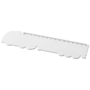 Righello da 15 cm in plastica riciclata a forma di camion Tait