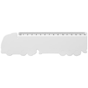 Righello da 15 cm in plastica riciclata a forma di camion Tait