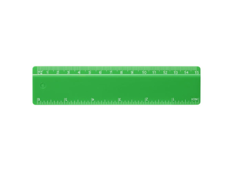 Righello da 15 cm in plastica riciclata Refari