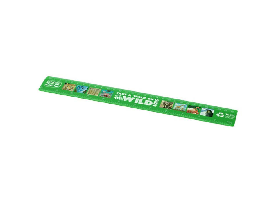 Righello da 30 cm in plastica riciclata Refari