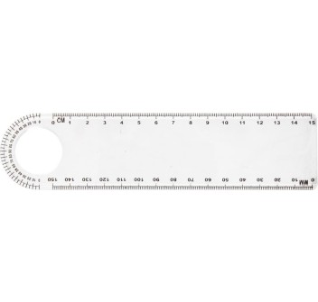 Righello in ABS con lente Ashlyn