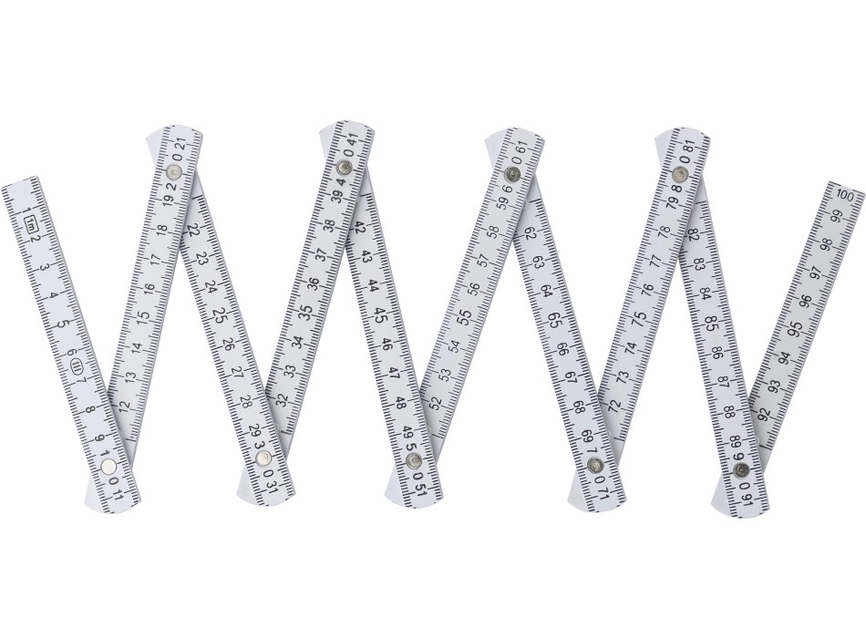 Righello pieghevole in plastica Leon