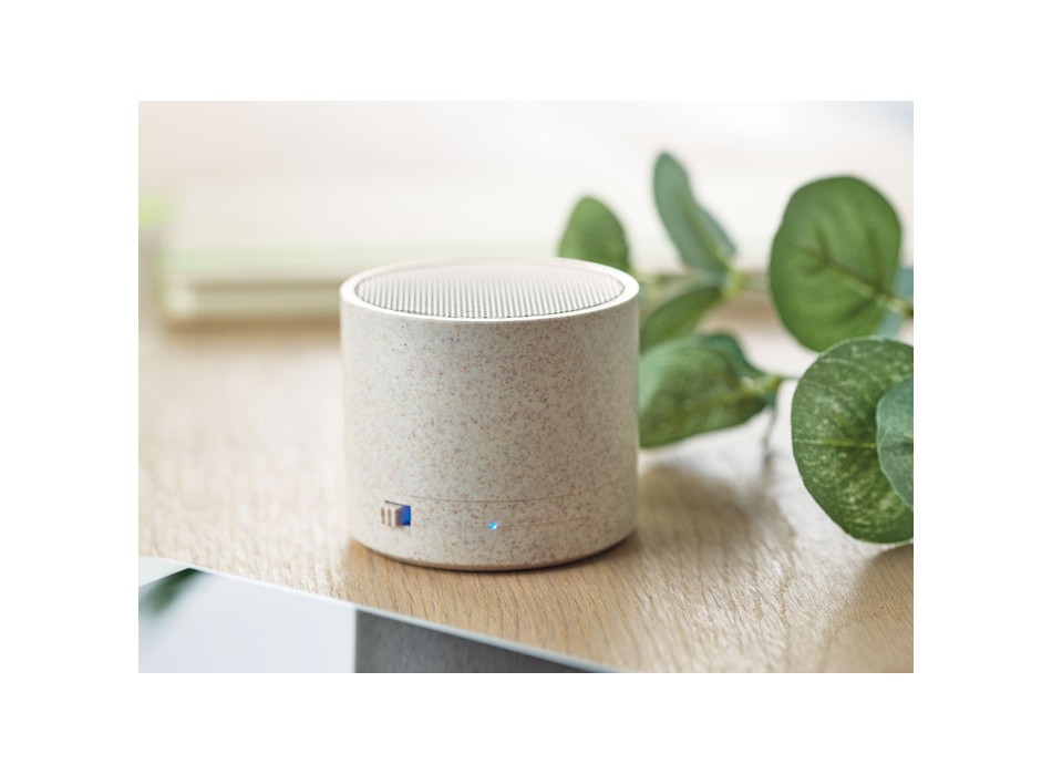 ROUND BASS+ - Speaker wireless in paglia