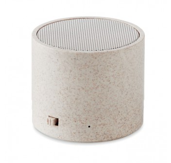 ROUND BASS+ - Speaker wireless in paglia