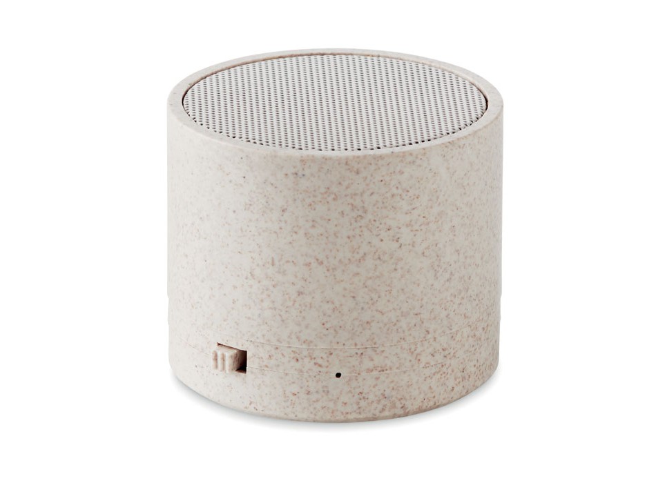 ROUND BASS+ - Speaker wireless in paglia