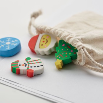 RUBBIES - Set di 4 gomme da cancellare