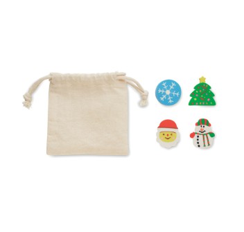 RUBBIES - Set di 4 gomme da cancellare