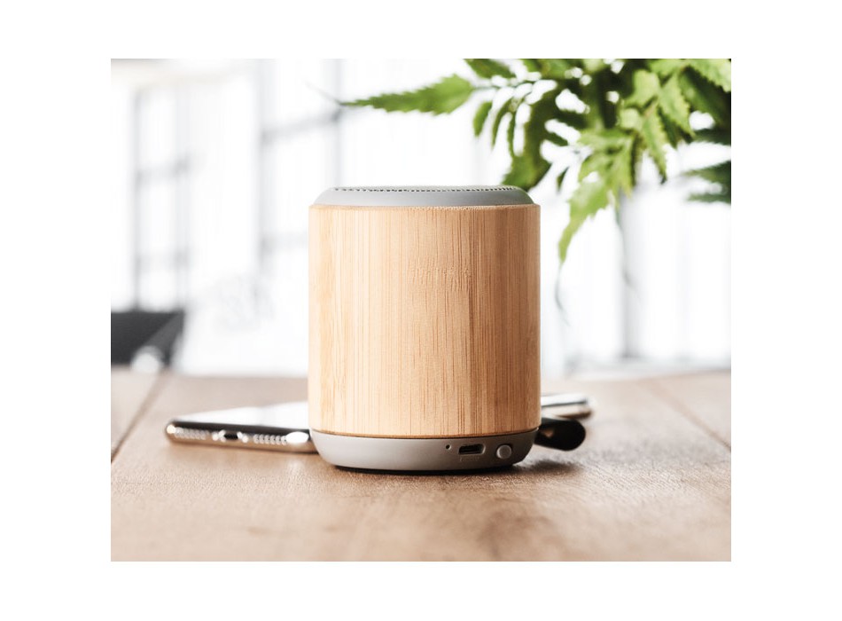 RUGLI - Speaker in bamboo senza fili 5.