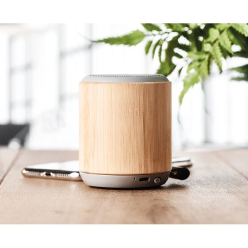 RUGLI - Speaker in bamboo senza fili
