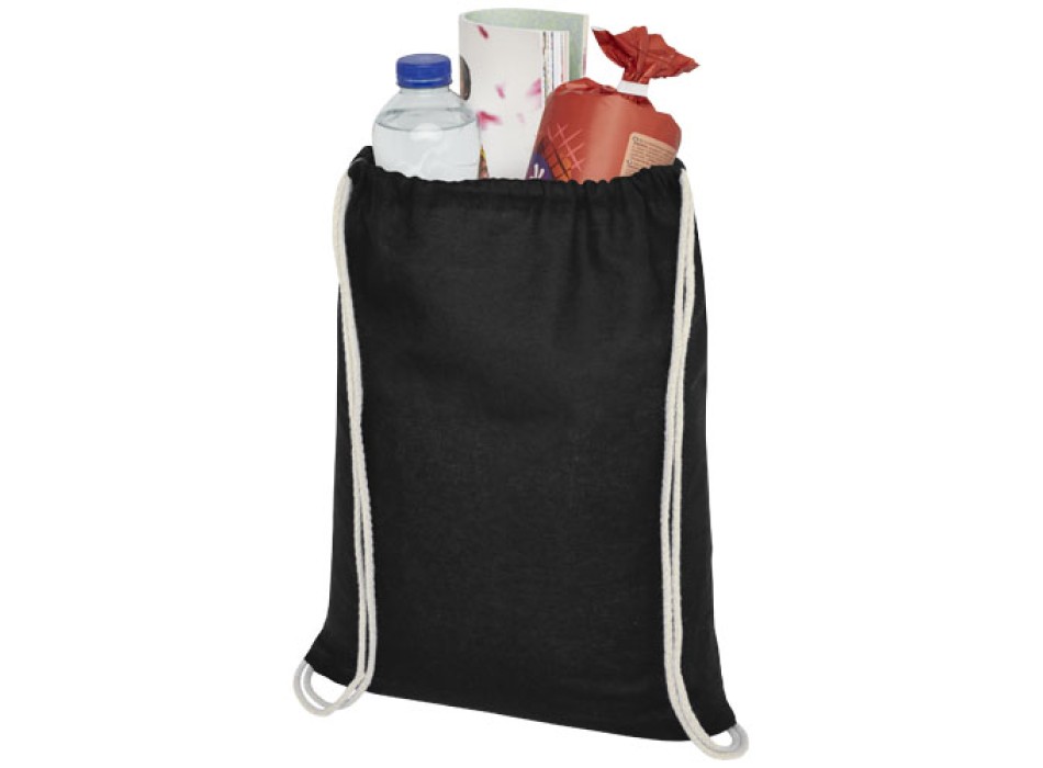 Sacca in cotone 100 g/m² con coulisse Oregon - 5L