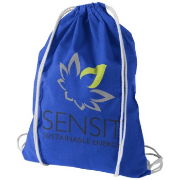 Sacca in cotone 100 g/m² con coulisse Oregon - 5L