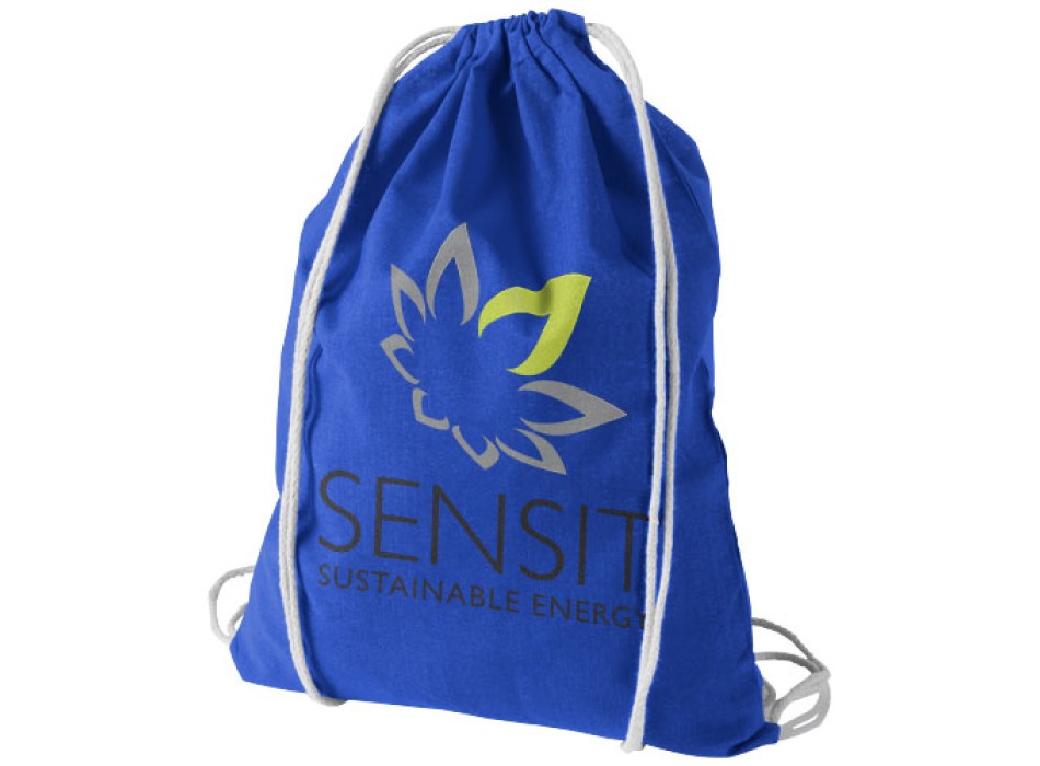 Sacca in cotone 100 g/m² con coulisse Oregon - 5L