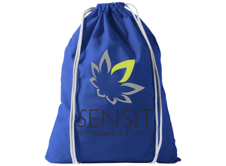 Sacca in cotone 100 g/m² con coulisse Oregon - 5L