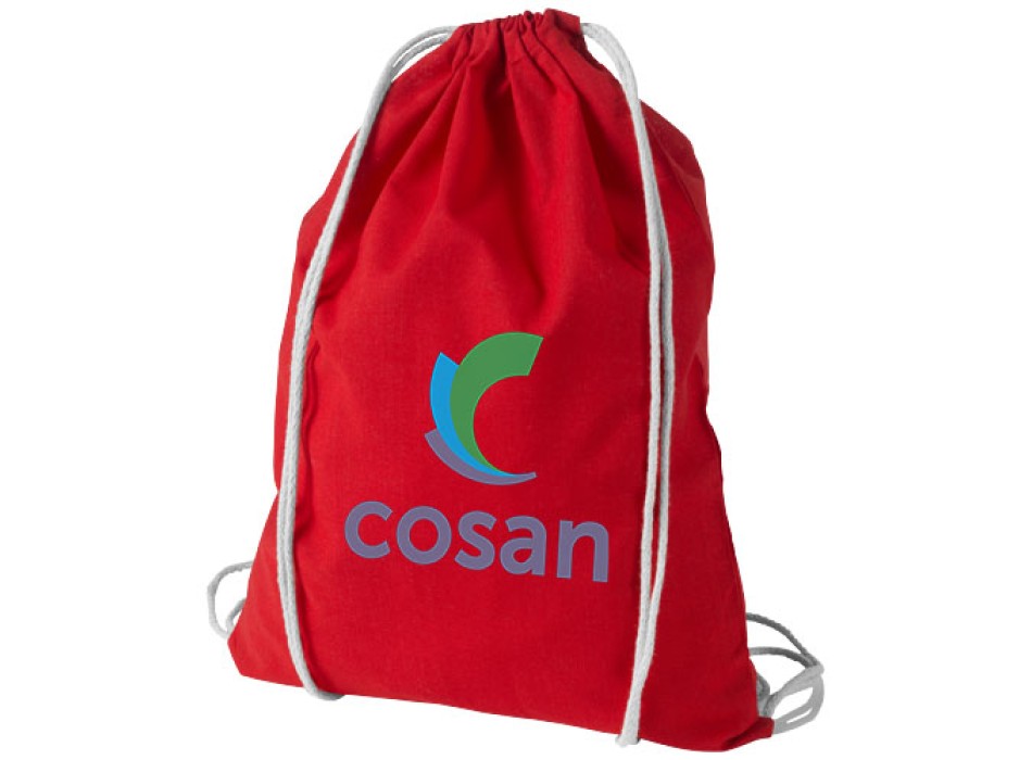 Sacca in cotone 100 g/m² con coulisse Oregon - 5L