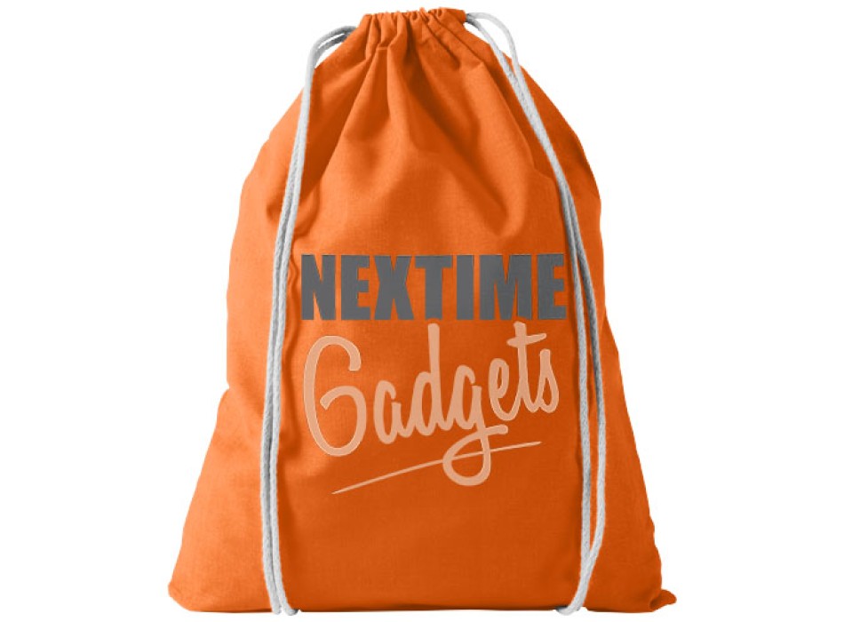 Sacca in cotone 100 g/m² con coulisse Oregon - 5L