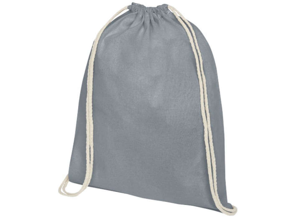 Sacca in cotone 100 g/m² con coulisse Oregon - 5L