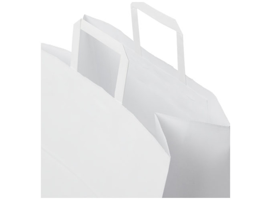 Sacchetto in carta kraft da 80-90 g/m2 con manici piatti - extra large