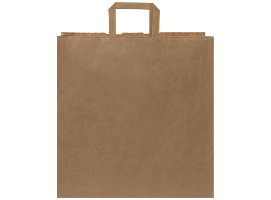 Sacchetto in carta kraft da 80-90 g/m2 con manici piatti - extra large