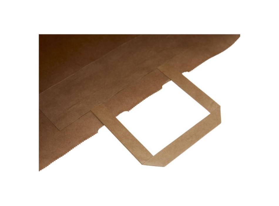 Sacchetto in carta kraft da 80-90 g/m2 con manici piatti - extra large