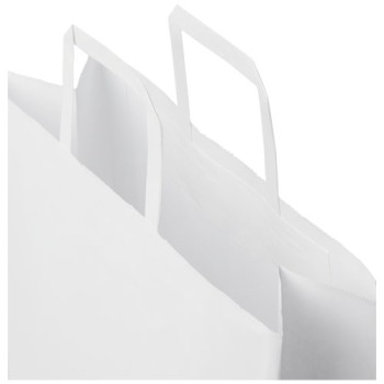 Sacchetto in carta kraft da 80-90 g/m2 con manici piatti - grande