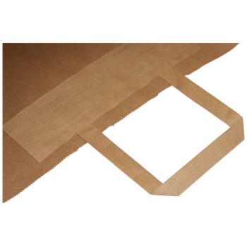 Sacchetto in carta kraft da 80-90 g/m2 con manici piatti - grande