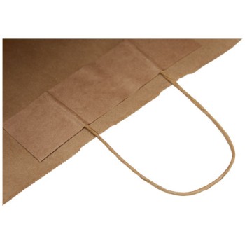 Sacchetto in carta Kraft da 90-100 g/m2 con manici intrecciati - XXL
