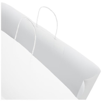 Sacchetto in carta Kraft da 90-100 g/m2 con manici intrecciati - XXL