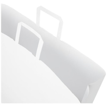 Sacchetto in carta kraft da 90-100 g/m2 con manici piatti - XXL