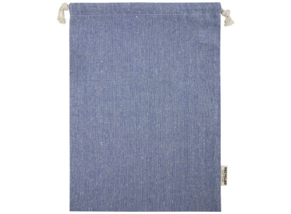 Sacchetto per confezione regalo grande in cotone riciclato 150 g/m² certificato GRS Pheebs - 4L