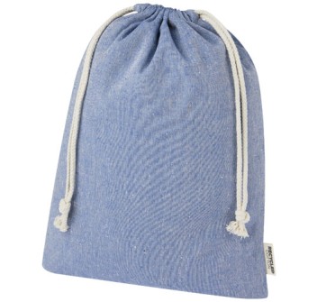 Sacchetto per confezione regalo grande in cotone riciclato 150 g/m² certificato GRS Pheebs - 4L