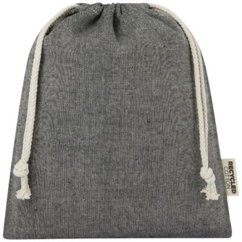 Sacchetto per confezione regalo medio in cotone riciclato 150 g/m² certificato GRS Pheebs - 1,5L