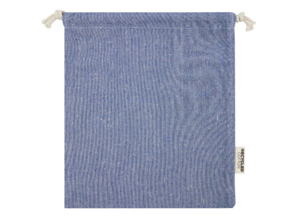 Sacchetto per confezione regalo medio in cotone riciclato 150 g/m² certificato GRS Pheebs - 1,5L