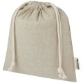 Sacchetto per confezione regalo medio in cotone riciclato 150 g/m² certificato GRS Pheebs - 1,5L