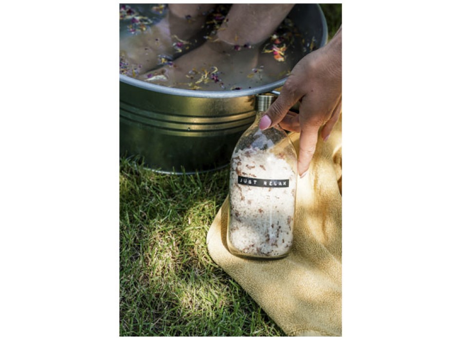 Sale da bagno profumo rosa da 500 ml Wellmark Just Relax