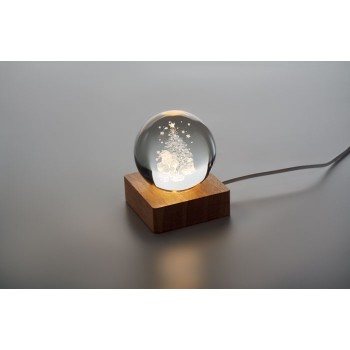 SANTA LIGHT - Palla di Natale con LED
